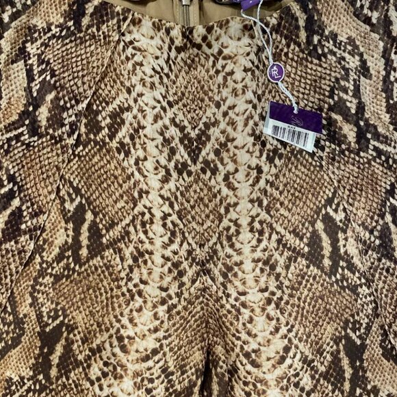 Ralph Lauren The purple Label Saunders Python Print Palazzo Pants - Picture 3 of 5